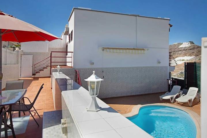 Casa rural para 5 personas, con balcón/terraza además de piscina y terraza en Mogán - 2