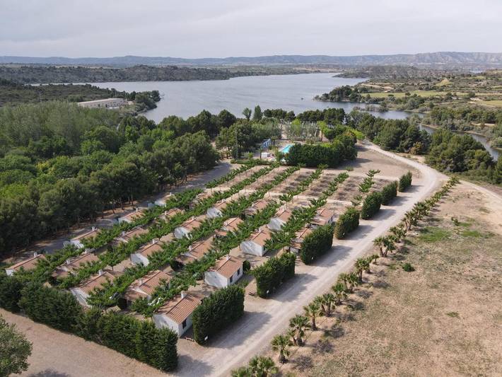 Camping para 4 personas, con Terraza y Jardín además de Piscina para niños y Piscina en Provincia de Zaragoza