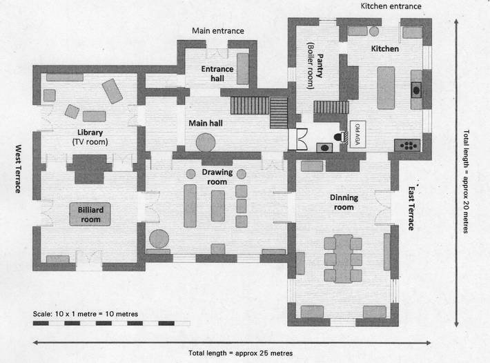 Château pour 12 personnes, avec jardin et terrasse en Dordogne - 2