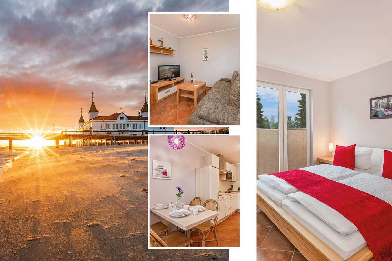 Ganze Wohnung, Gemütliche Ferienwohnung – strandnah und ideal für Familien in Drei Kaiserbäder, Heringsdorf