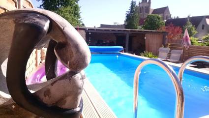Maison de vacances pour 5 personnes, avec jardin ainsi que piscine et vue, adapté aux familles dans Oise