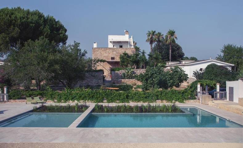 Agriturismo per 2 persone, con Terrazza e Giardino nonché Piscina e Panorama a Ugento