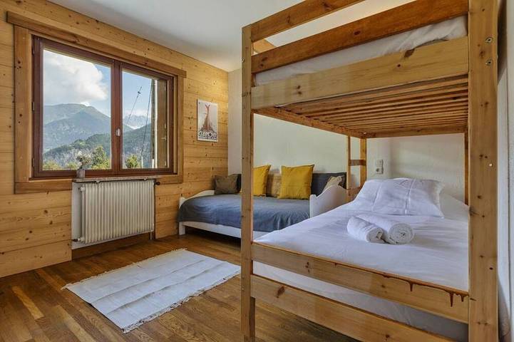 Appartement entier, Passy · Appart 7pax | Vue Vallée Monts | Balcon | Lumineux in Passy, Pays du Mont-Blanc