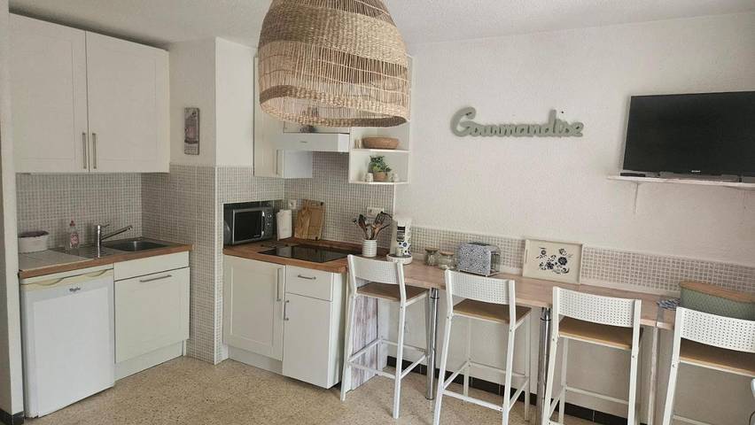Location de vacances pour 3 personnes, avec Balcon et Terrasse ainsi que Jardin et Piscine à Quissac