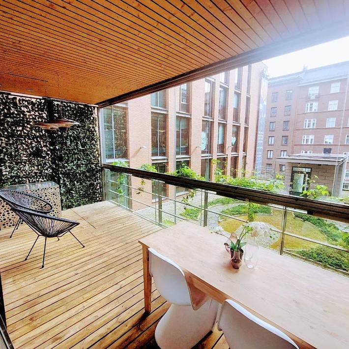 Ferienwohnung für 4 Personen, mit Balkon und Sauna in Helsinki