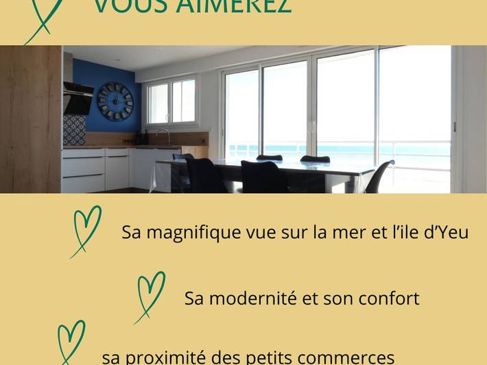 Gîte pour 5 personnes, avec balcon à Saint-Jean-de-Monts - 4