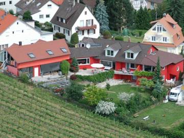 Ferienwohnung für 3 Personen, mit Seeblick und Balkon sowie Ausblick in Meersburg