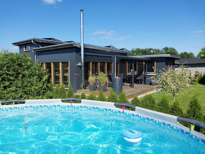 Ferienhaus für 4 Personen, mit Garten und Sauna
