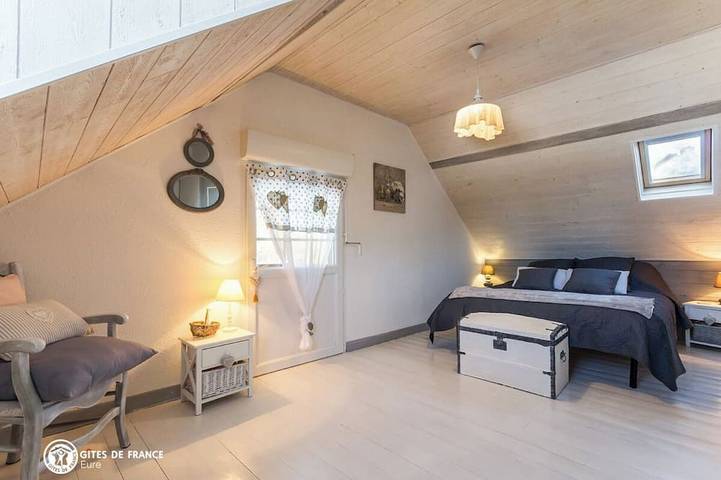 Gîte pour 4 personnes, avec terrasse et jardin à Manneville-la-Raoult - 4