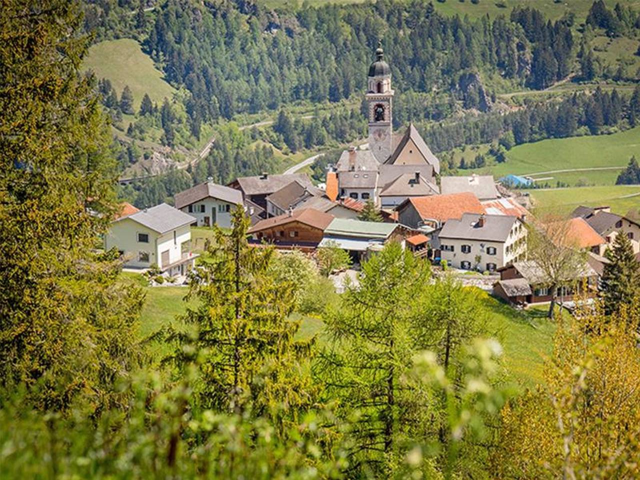 Ganze Ferienwohnung, Tgesa Munts 2 Eg - 4 Zimmerwohnung - 7 Betten in Mon (Albula), Albula (Graubünden)
