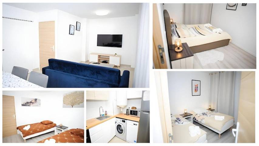 Gîte pour 8 personnes, avec balcon à Créteil