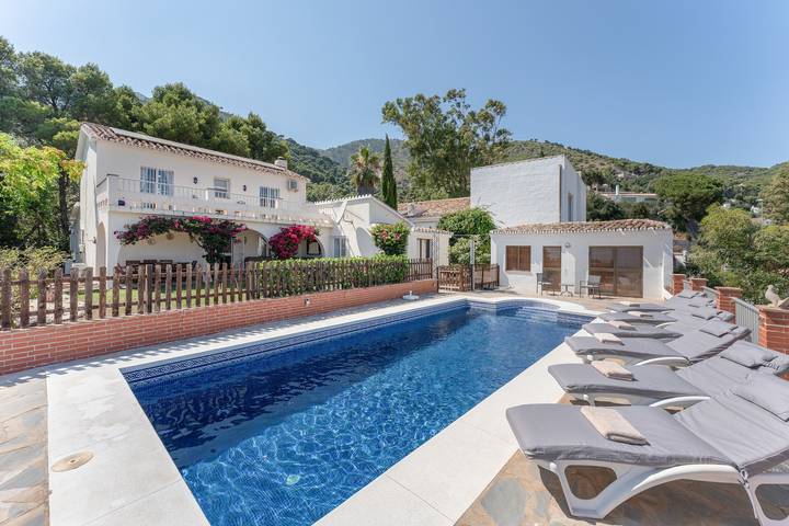 Casa de vacaciones para 6 personas, con jardín en Mijas