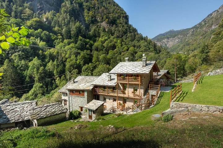Maison d’hôte pour 2 personnes, avec vue ainsi que balcon et jardin dans Vallée d'Aoste - 4