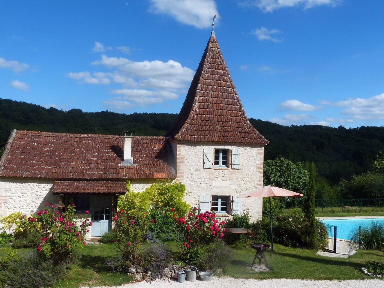La Ferme des Paons in Montagudet, Quercy