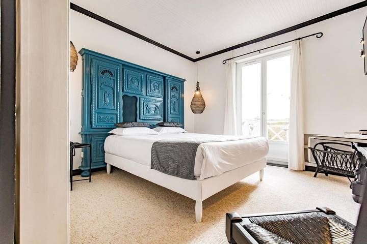 Hôtel pour 4 personnes, avec sauna et piscine ainsi que vue et jardin, animaux acceptés