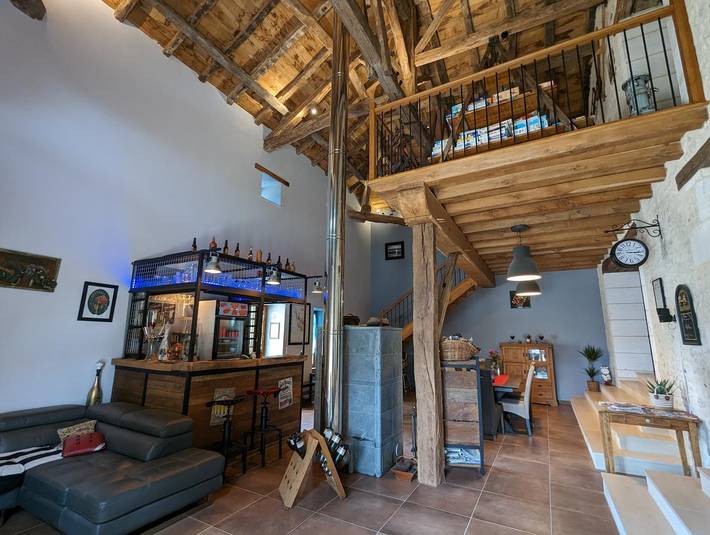Chambre d’hôte pour 5 personnes, avec Terrasse et Jardin en Charente