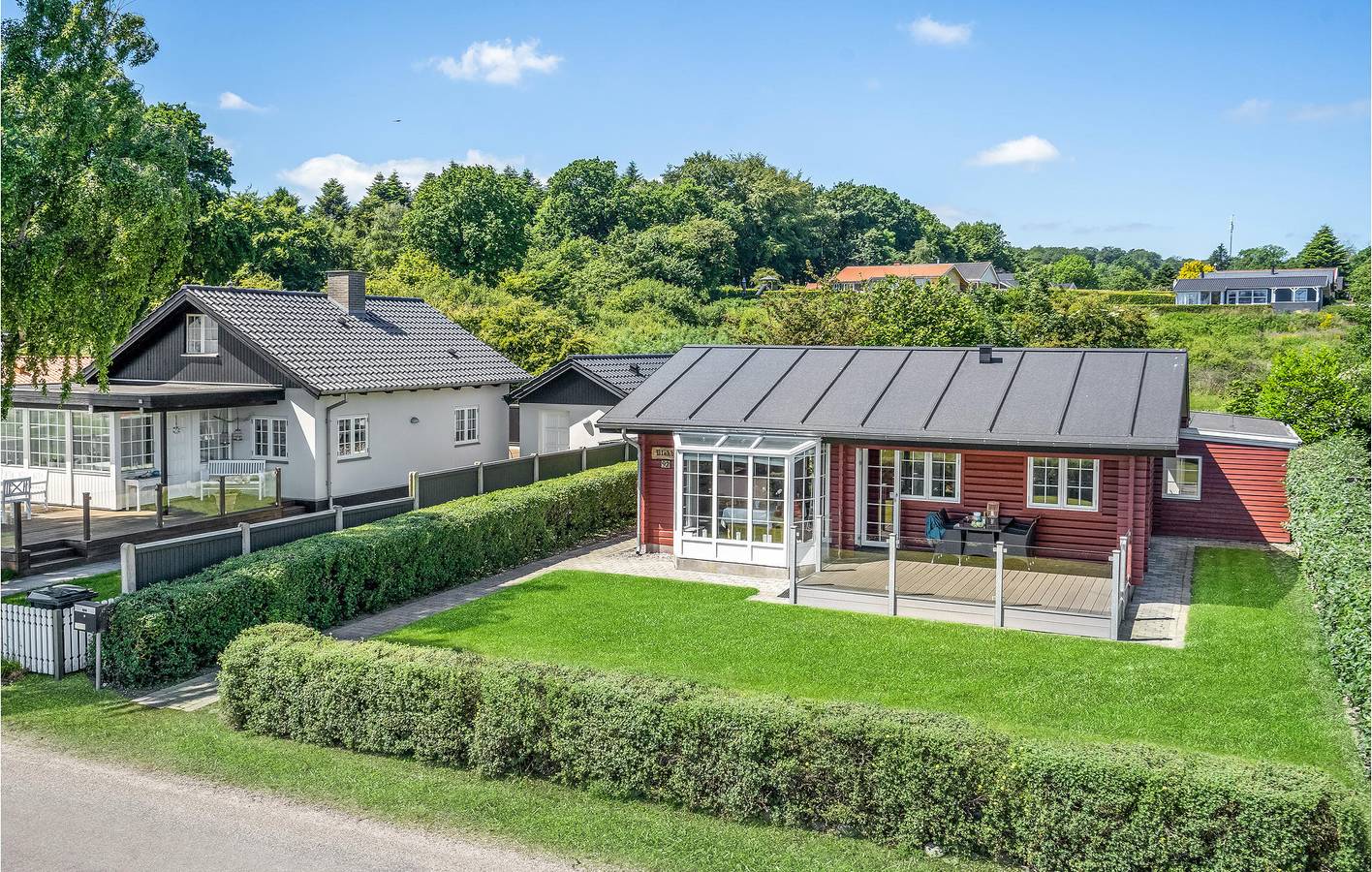 Vacation house for 6 people with yard in Bjert, Little Belt