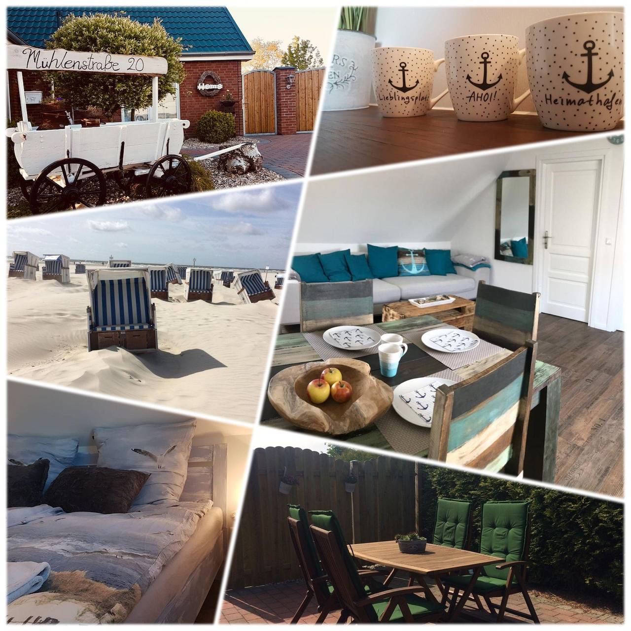 Ganze Ferienwohnung, Ferienwohnung "Ankerplatz - Zur alten Kutsche" in Norddeich (Schleswig-Holstein), Nordseeküste