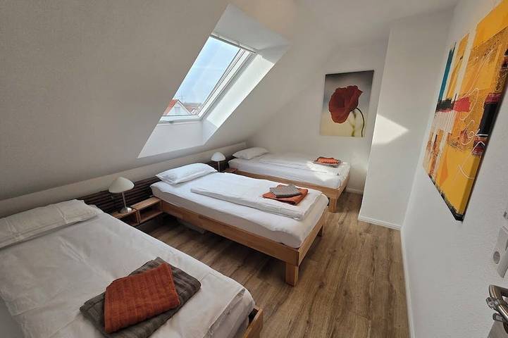 Gîte pour 3 personnes, avec jardin et balcon à Bad Rappenau - 2