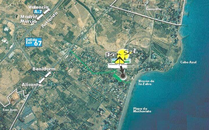 Camping Bon Sol in Campello, Costa Blanca