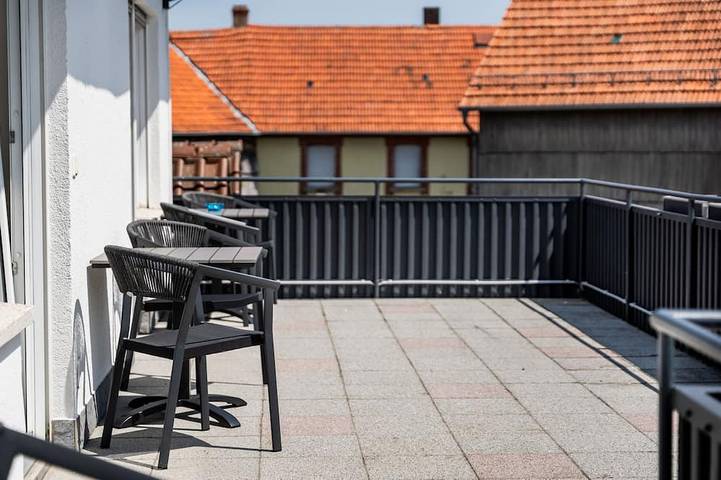 Hotel für 3 Personen, mit Garten