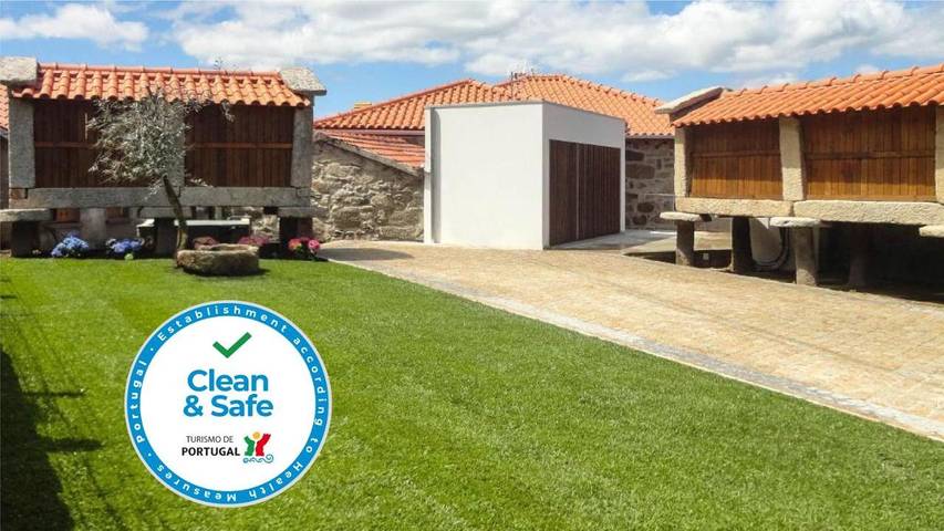 Maison de campagne pour 5 personnes, avec Balcon et Terrasse ainsi que Jardin et Vue dans Riba de Mouro