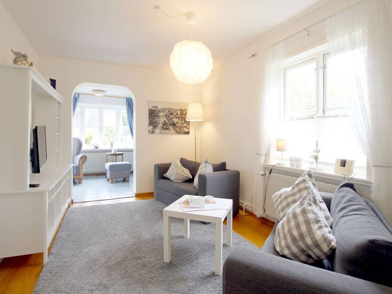 Ganze Ferienwohnung, Starklef 21, Whg. 1 - Ferienwhg. in Wyk, 4 Personen im Eg eines 2-Familienhauses, 3 Zimmer, ca. 100m² in Wyk auf Föhr (Stadt), Wyk auf Föhr