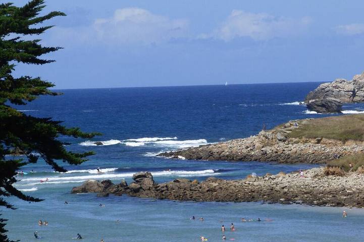 Maison de vacances pour 8 personnes, avec balcon et jardin, animaux acceptés à Landunvez