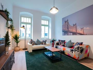 Ferienwohnung für 5 Personen, mit Balkon in Chemnitz