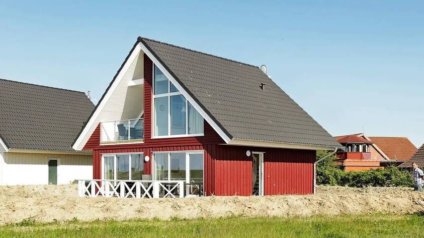 Ferienhaus für 9 Personen, mit Balkon und Sauna sowie Whirlpool
