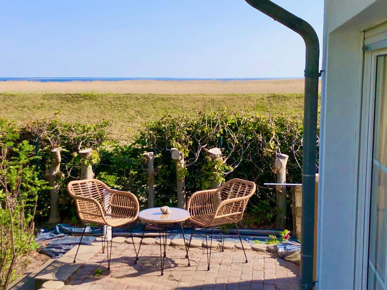 Sunny beach house with view of the lagoon for 4 pers in Mönkebude, Szczecin Lagoon