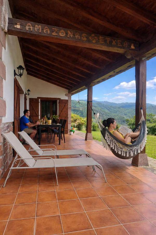 Casa rural para 8 personas, con Balcón y Terraza además de Jardín y Piscina en Navarra - 4