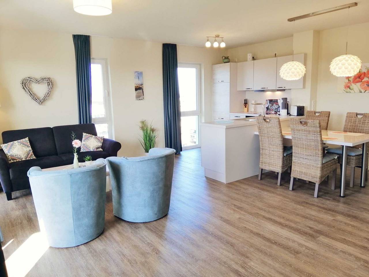 Ganze Ferienwohnung, Nordseeglück - Nordseeglück in Schillig Strand, Wangerland