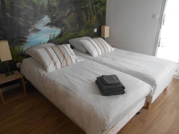 Chambre d’hôte pour 2 personnes, avec balcon