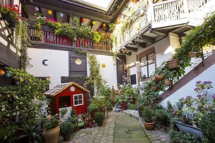 Appartement de vacances pour 5 personnes, avec balcon et jardin