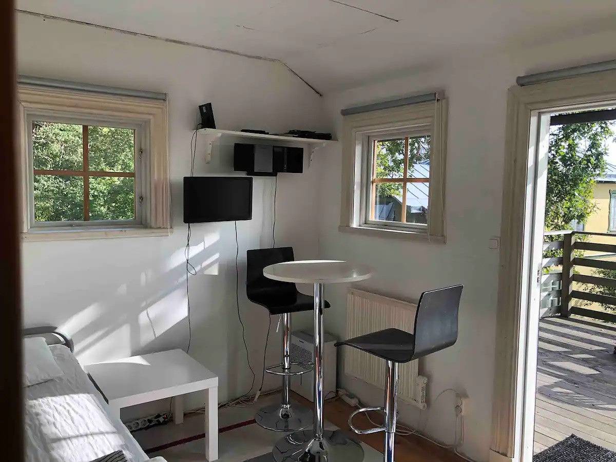 Mini-Ferienhaus mitten in Stockholm in Seelage in Schwedische Ostsee