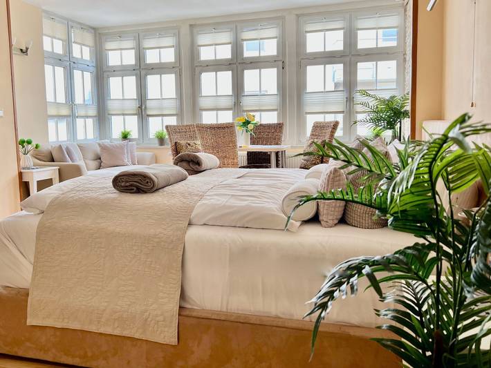 Ferienwohnung für 4 Personen, mit Terrasse und Garten sowie Seeblick in Ahlbeck - 2
