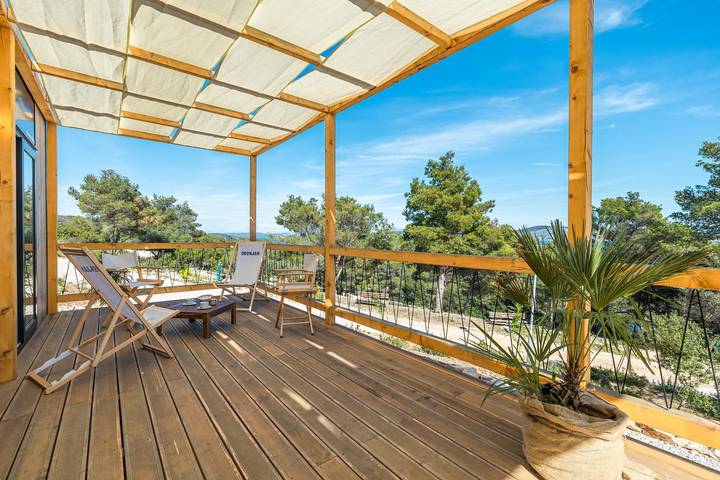 Chalet für 4 Personen, mit Meerblick, kinderfreundlich in Kroatien - 2