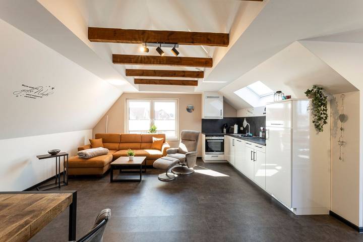 Ferienwohnung für 2 Personen, mit Balkon und Terrasse sowie Garten und Sauna auf Borkum - 4