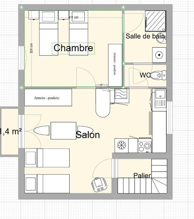 Gîte pour 4 personnes, avec balcon, animaux acceptés à Lannemezan - 3