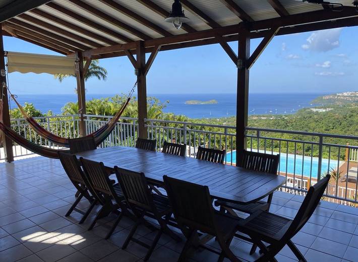 Location de vacances pour 10 personnes, avec jardin ainsi que piscine et balcon à Bouillante - 3