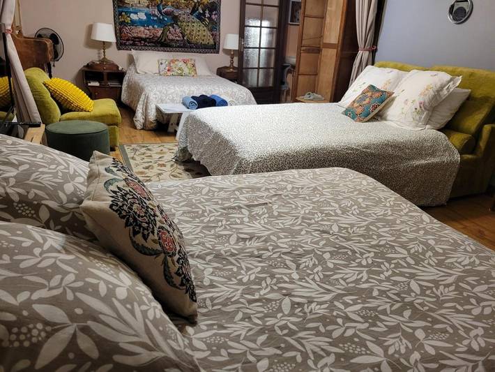 Appartement de vacances pour 5 personnes, avec vue et jardin, animaux acceptés