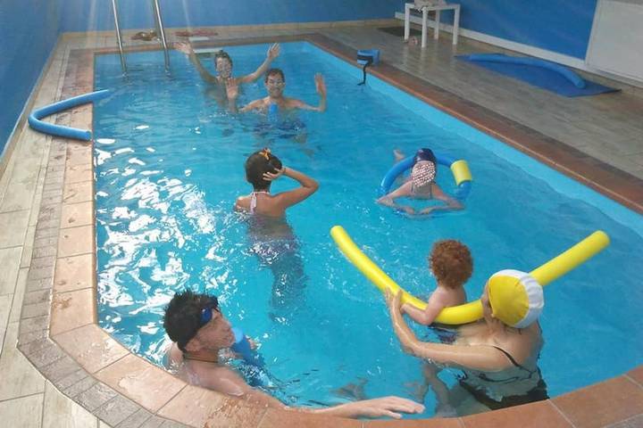 Gîte pour 4 personnes, avec Balcon et Jardin ainsi que Piscine et Vue à Santa Domenica Talao
