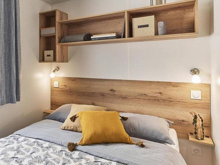 Camping Les Goélands - Mobilheim 6 personen - Cosy Grand Confort - 3 Schlafzimmer - Klima - TV in Arès, Arcachon und Umgebung