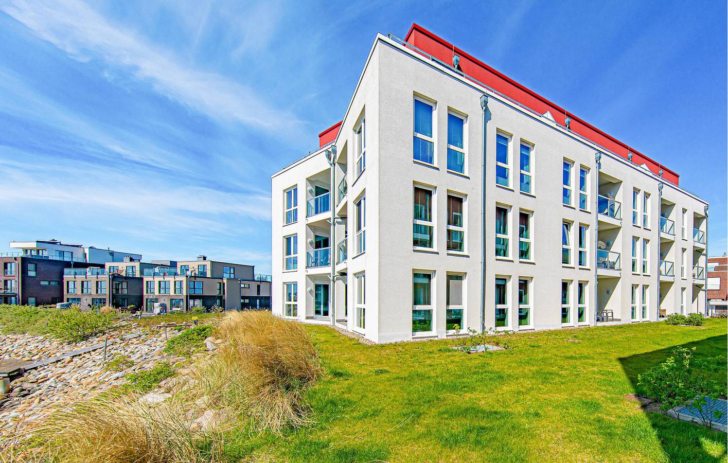 Ganze Ferienwohnung, Appartement mit Meerblick, Terrasse, WiFi und Parkplatz in der Nähe von Weidefelder Strand in Olpenitz, Kappeln