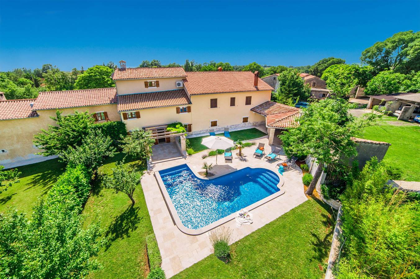 Villa Benina Rossa 2 in Žminj, Zentralistrien