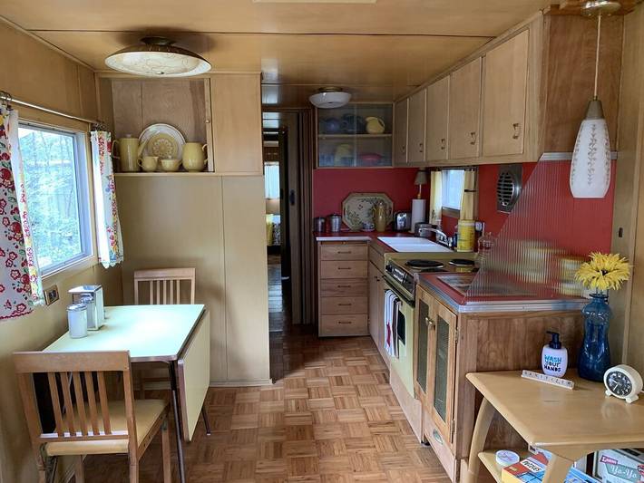 Mobile home for 3 people, with garden in Texas