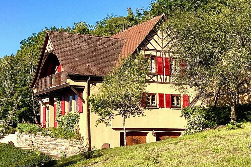 Furnished house 5p in Osenbach Sunny Quiet Exceptional view 25mn from Colmar in Osenbach, Parc naturel régional des Ballons des Vosges