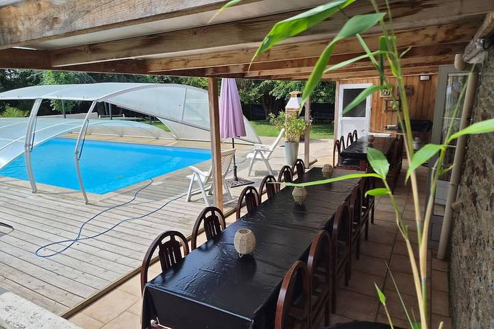 Location de vacances pour 20 personnes, avec Jardin à Béganne