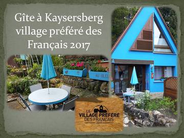 Chalet pour 4 personnes, avec terrasse et jardin dans le Haut-Rhin